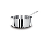 AGNELLI Flacher Topf Aluinox 3Ply mit 1 Edelstahlhenkel 20x6 Cm