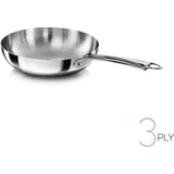 AGNELLI Padella alta Aluinox 3ply Inox con 1 Manico 32x7,5 cm