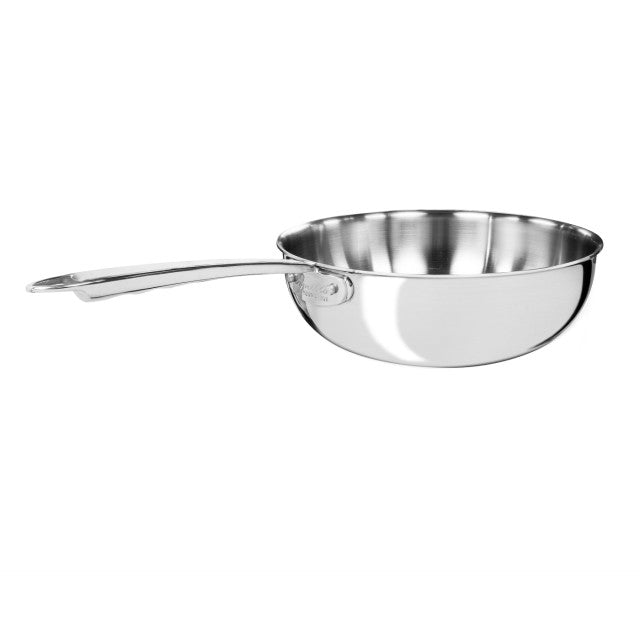 AGNELLI Schwenkpfanne Alu-inox 3-schichtig poliert mit 1 Griff Ø 24 cm