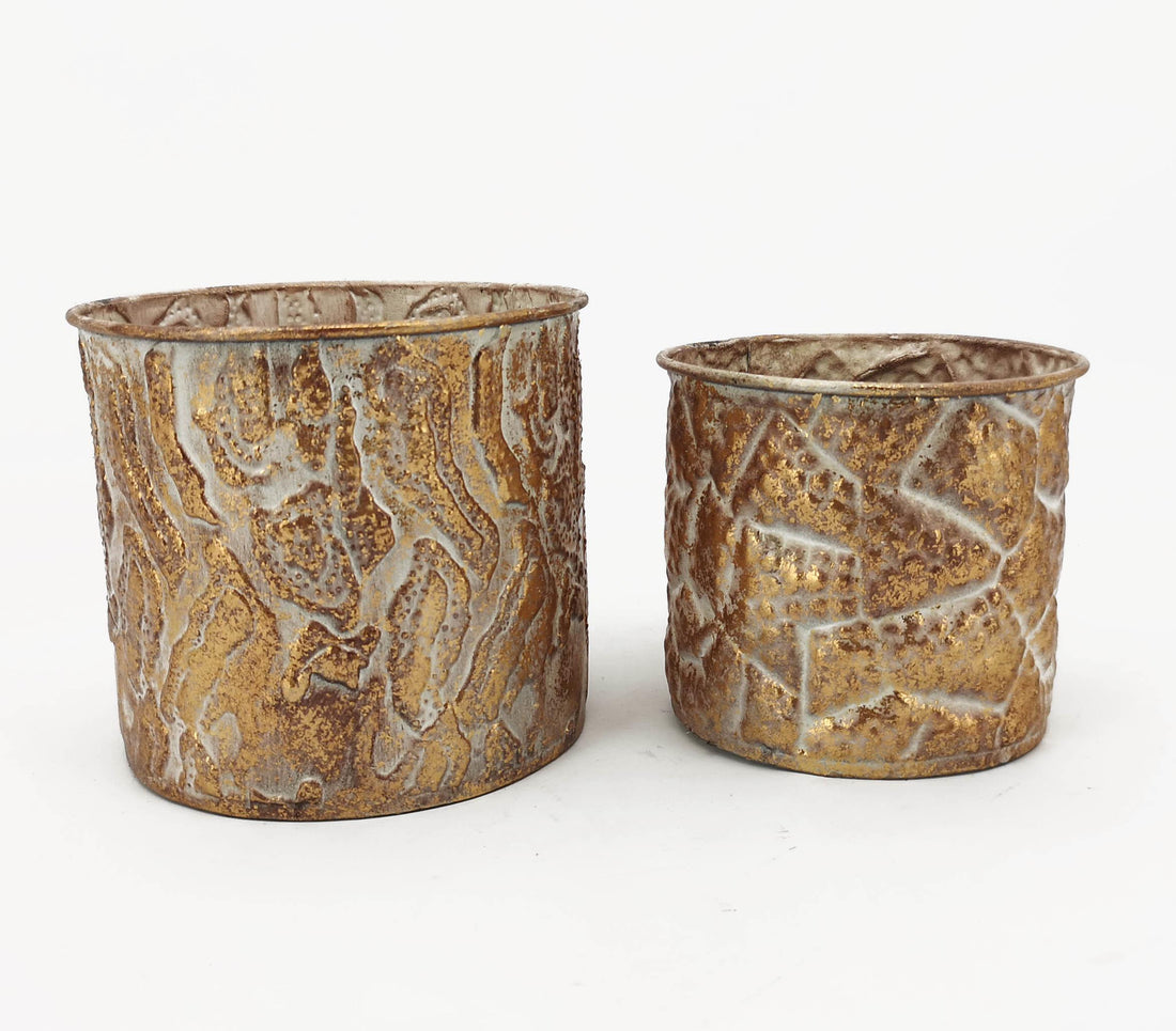 Vimin Box Set Vasen Caspò D 8 Cm H 7 Cm; D 10 Cm H 9 Cm Roségold 2 St.