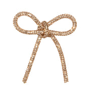 Piovaccari Weihnachtsschleife Bows with Diamonds Roségold 6,5xH7 cm – Dekorative Schleife mit Diamanten für Weihnachtsbaum, Dekoration und Geschenkverpackungen