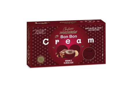 maxtris maxtris confetti bon bon cream gianduia nuance bordeaux 900 gr ean 8022470875089