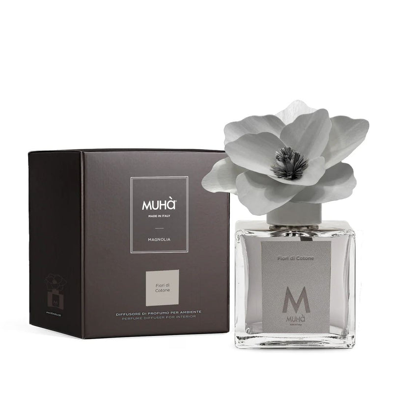 Muhà Raumdüfter Diffusor Magnolie Baumwollblüten 500ml