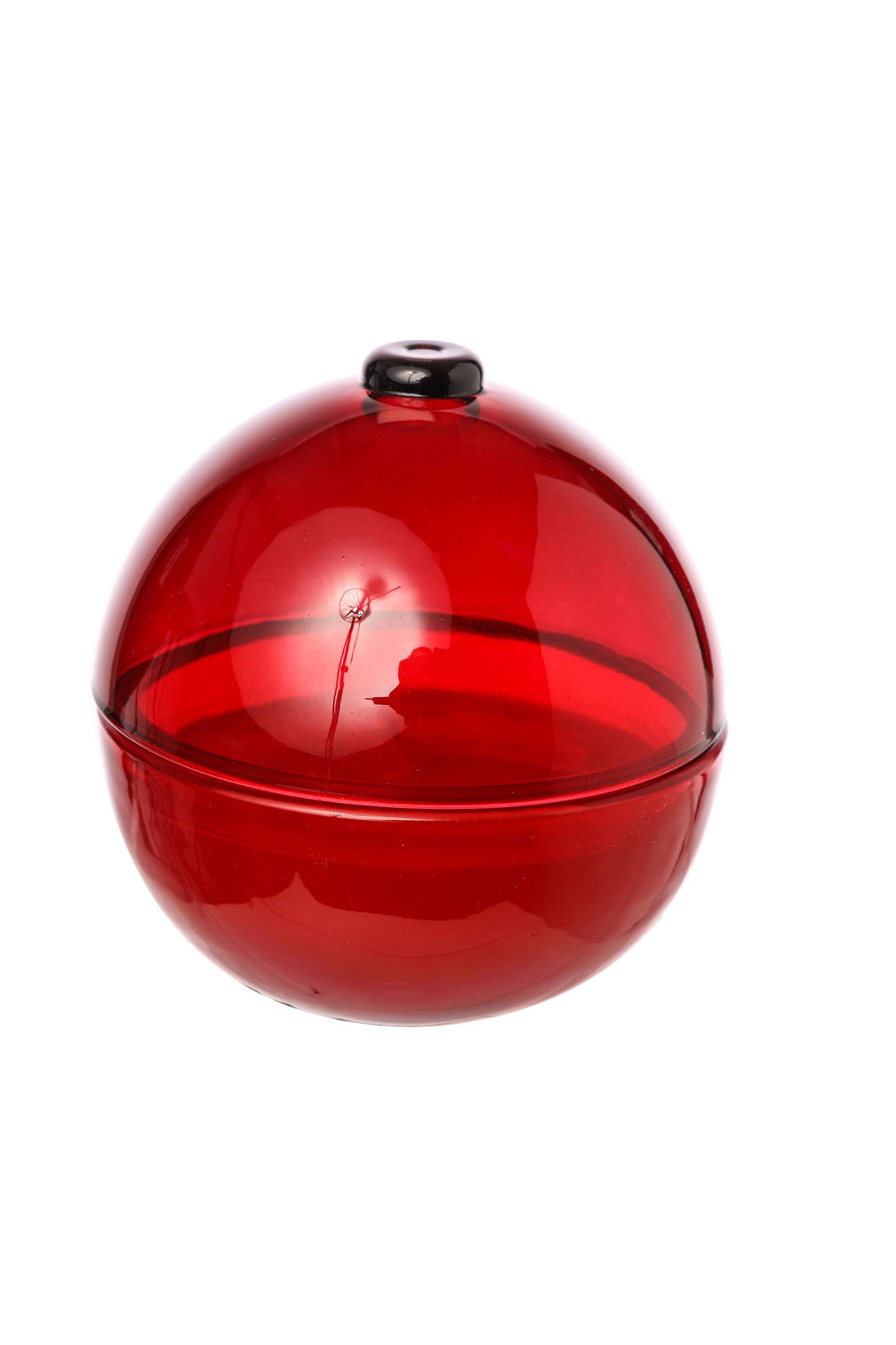 ARPIMEX Weihnachtskerze Boules D 7 cm H 7 cm Rotglas