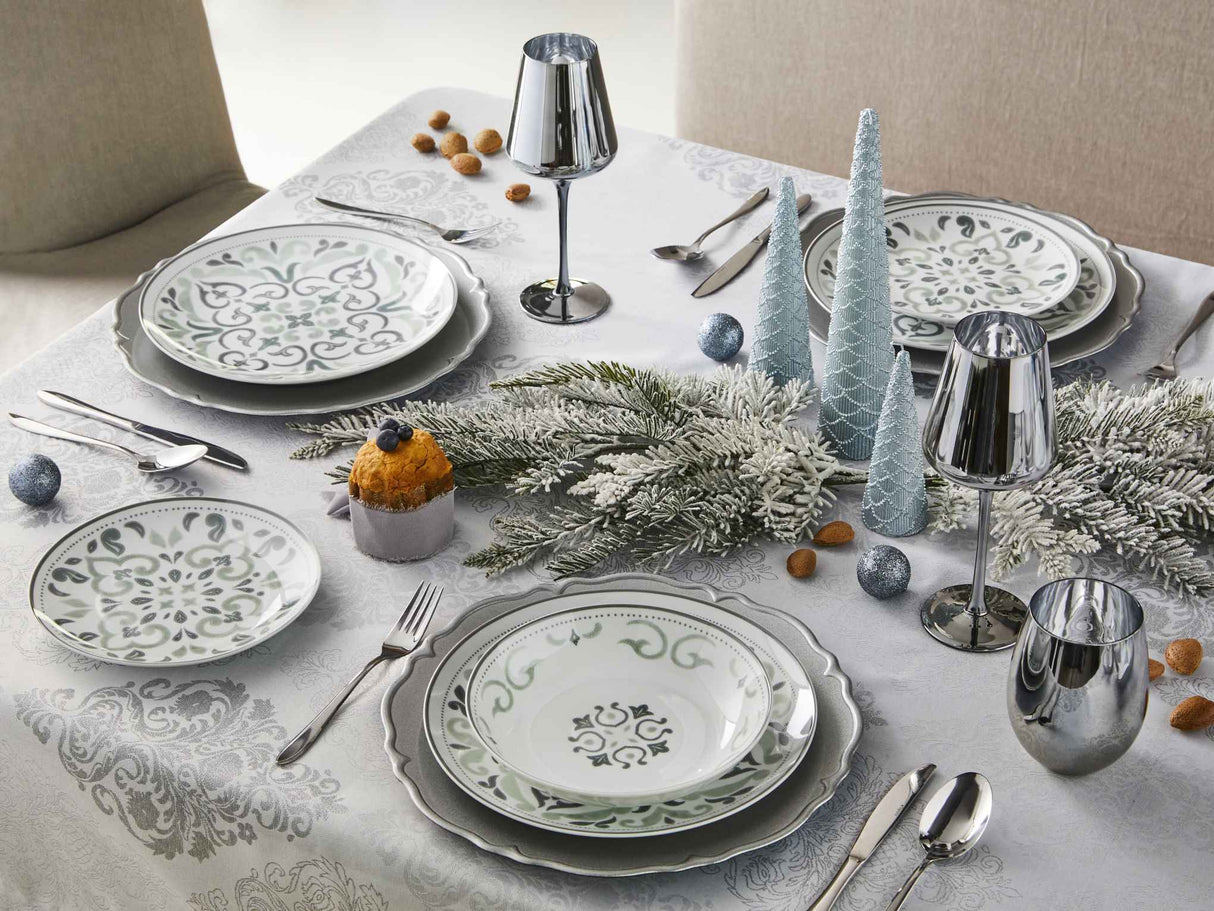 tognana tognana bicchiere cristina natale 560 cc h 12 cm vetro eletro silver ean 8056444341201