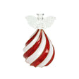 tognana tognana angelo bombato natale con led h 13 cm christmas lollipop vetro bianco rosso ean 8056444075342