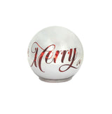 tognana tognana sfera natale con led d 18 cm christmas mirror silver vetro rosso ean 8056444359442