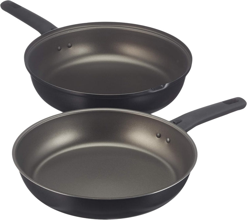 AGNELLI Doppelter Ofen aus Aluminium mit Antihaftbeschichtung und Bakelit-Griffen D 28 cm