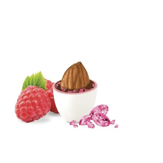 Maxtris Dragees Kristalle mit Himbeere und gerösteten Mandeln 1 kg – Glutenfrei