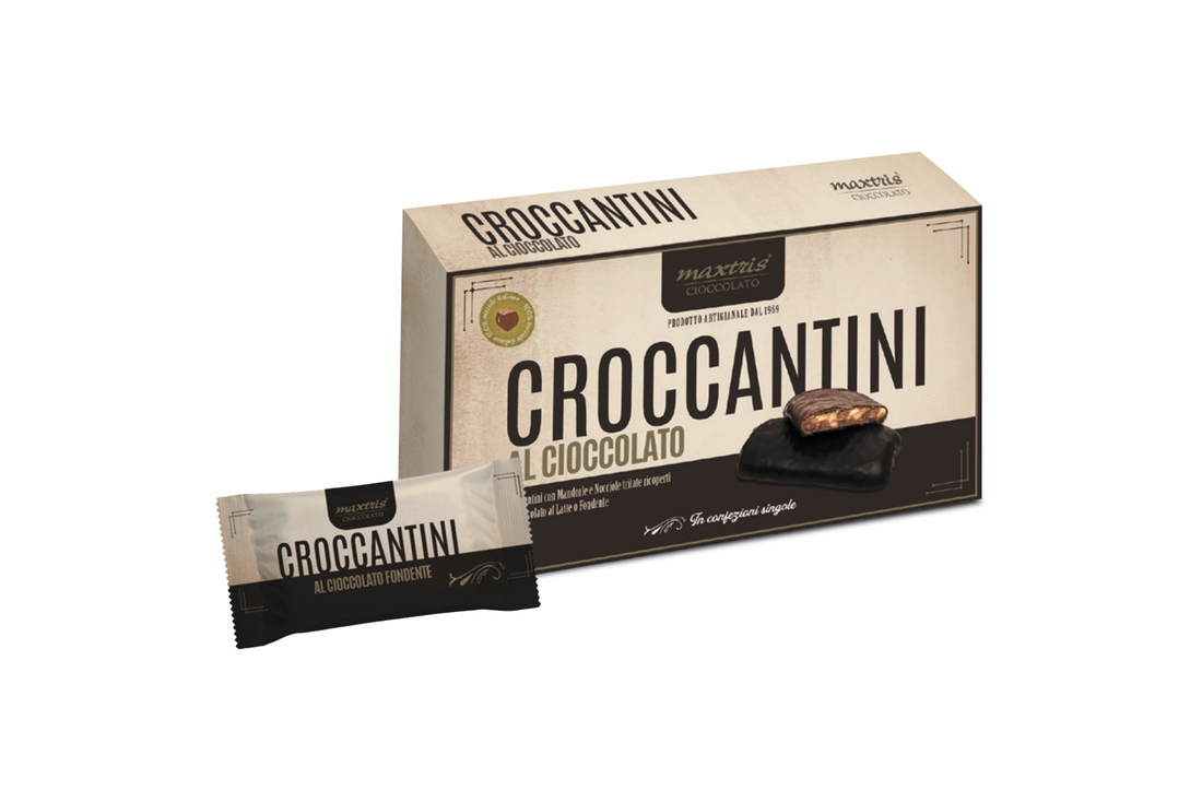 Maxtris Croccantini Assortiti al Cioccolato al Latte e Fondente 150 g Senza Glutine – Dolcetti Croccanti per Feste e Idee Regalo