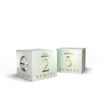 maxtris maxtris numeri 50 confetti ciocomandorla 200 gr ean 8022470874242
