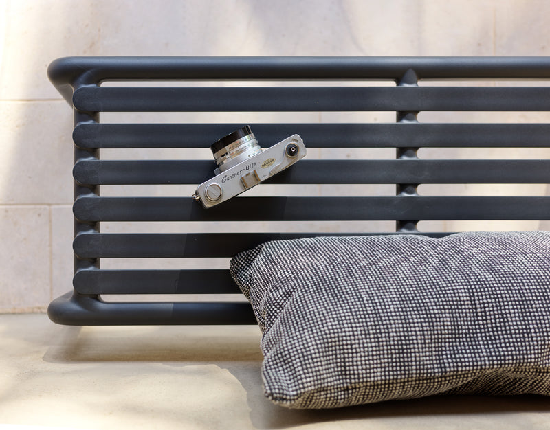 Nardi Doga Bench New Panchina da Esterno Agave 102,5 x 44 x 39 cm – Panchina Moderna per Giardino e Terrazzo