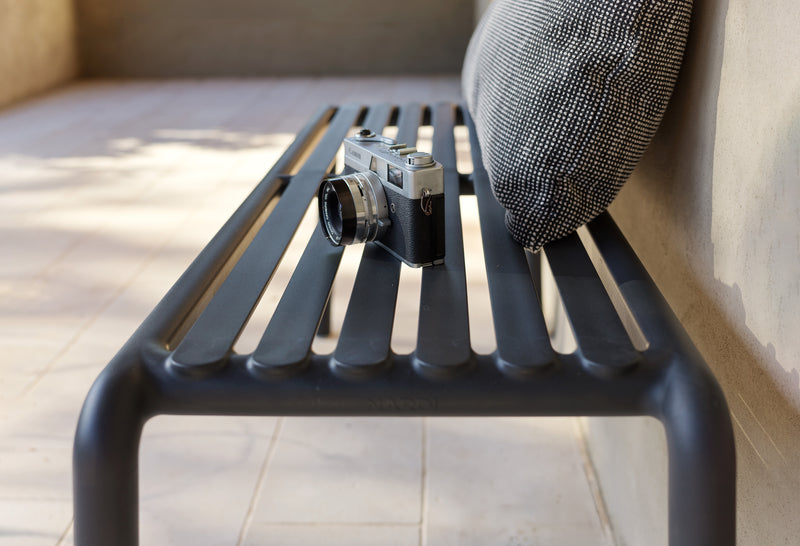 Nardi Doga Bench New Panchina da Esterno Agave 102,5 x 44 x 39 cm – Panchina Moderna per Giardino e Terrazzo