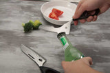 Salvinelli Santoku-Schere 25 cm Edelstahl