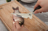 Salvinelli Santoku-Schere 25 cm Edelstahl