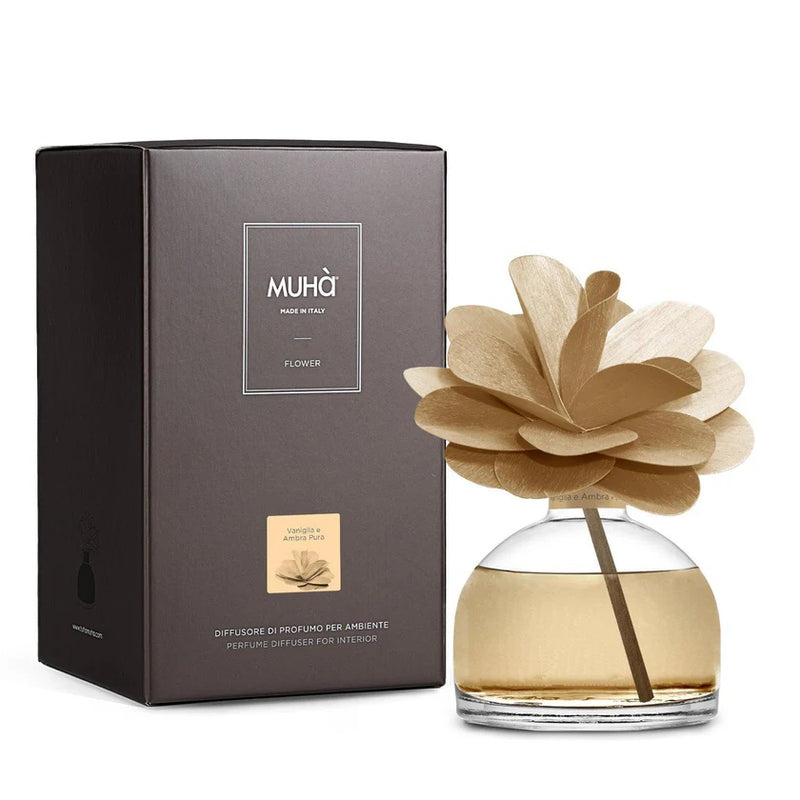 Muhà Flower Diffuser Kamelia 200ml Vanille & Reines Amber