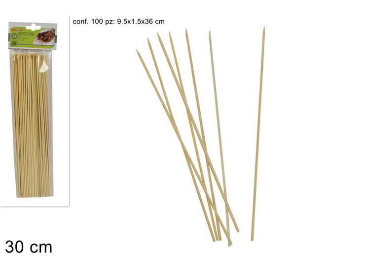 DUE ESSE DISTRIBUZIONI Bambuspieße 30 Cm 100 Stk