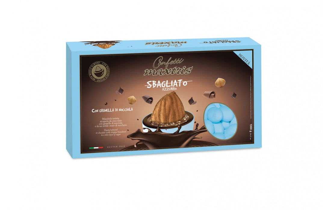 Maxtris Dragees Himmelblau Sbagliato Haselnussgranalien 1 Kg