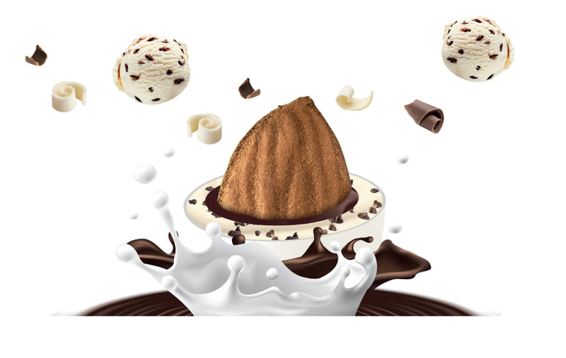Maxtris Mandelkonfekt Zabaione-Art mit Stracciatella 1 kg