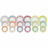Tognana Servizio Tavola Madison Vietri 18 Pz Porcellana Multicolor