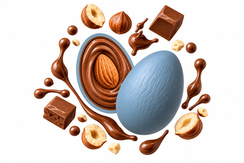 Maxtris Dragees Creamy Max Gianduia Zuckerpapier 1 kg – Cremige Dragees mit Gianduia-Geschmack für Hochzeiten, Zeremonien, Feste und Drageeboxen