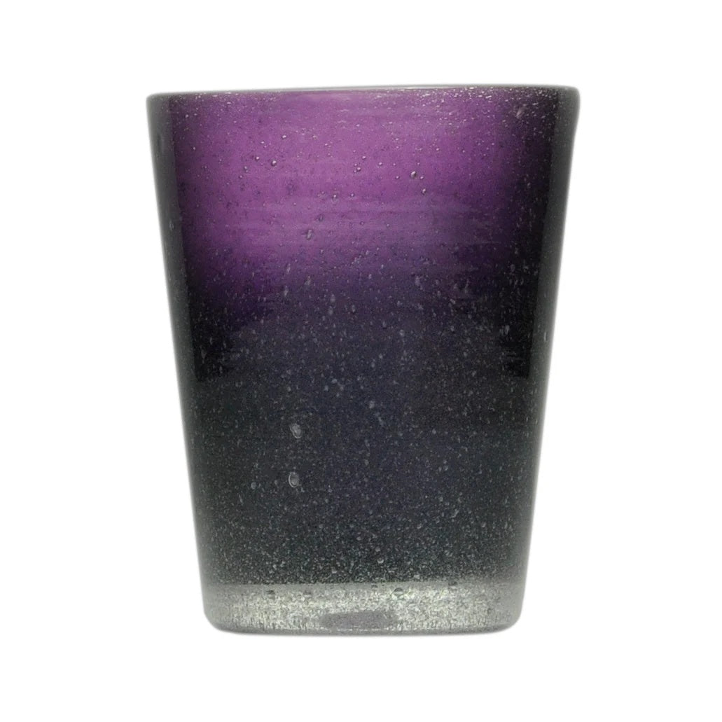 Zani Serafino Tumbler Wasserglas Violet 30cl aus Glaspaste