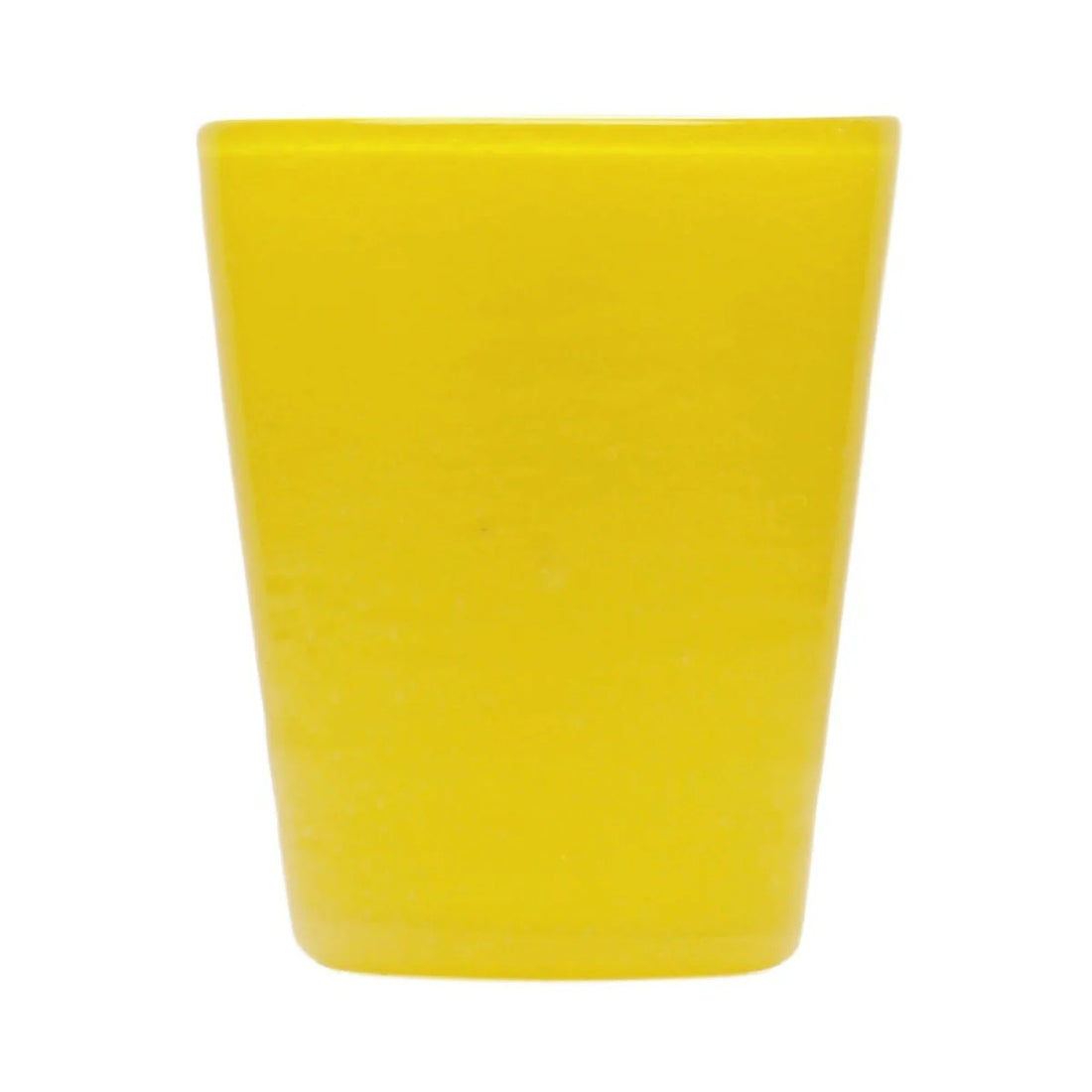 Zani Serafino Memento Tumbler Wasserglas Yellow Solid 30cl aus Glaspasta