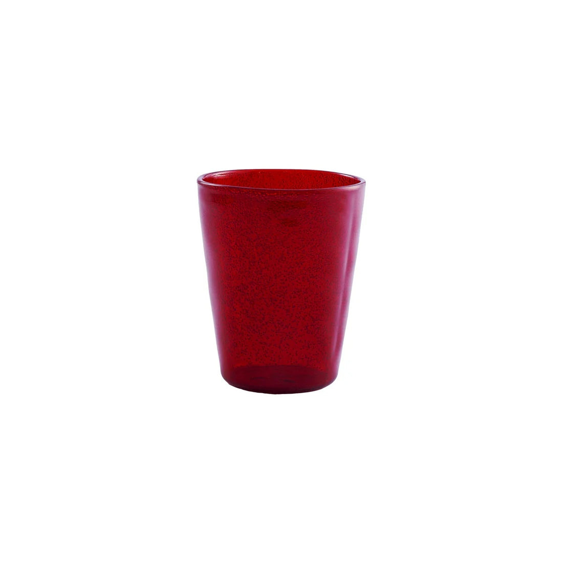 Zani Serafino Memento Synth Trinkglas aus rotem Kunststoff 33 cl