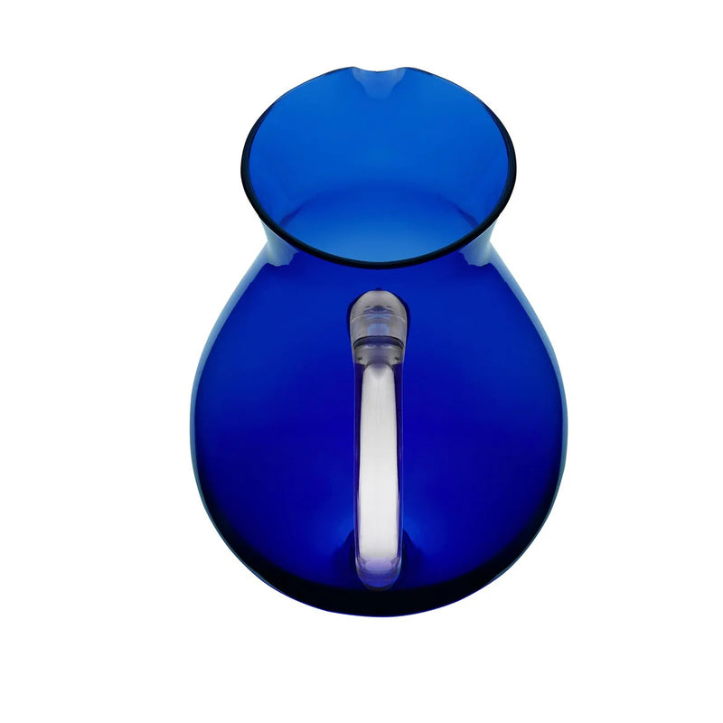 Zani Serafino Caraffa Memento Synth Pitcher Blau aus Methacrylat