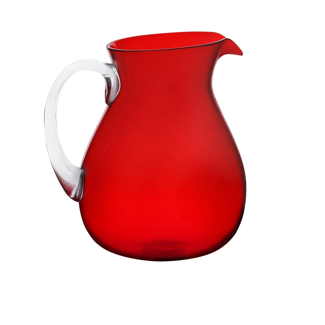 Zani Serafino Caraffa Synth Pitcher Kanne aus MS-Methacrylat Rot