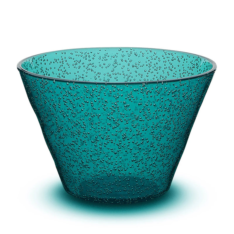 Zani Serafino Memento Synth Bowl Petrol Salatschüssel Dekorative Schale aus Methacrylat
