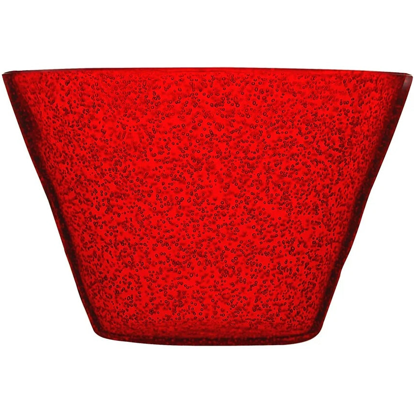 Zani Serafino Kleine Schale Memento Synth aus Methacrylat D 11,50 cm Farbe Rot
