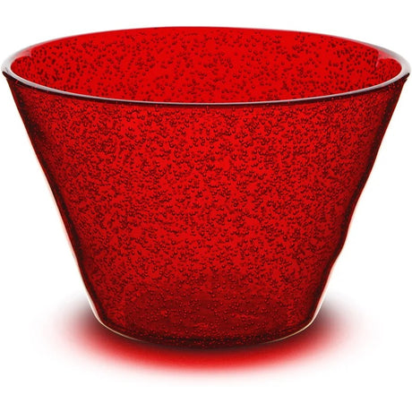 Zani Serafino Kleine Schale Memento Synth aus Methacrylat D 11,50 cm Farbe Rot
