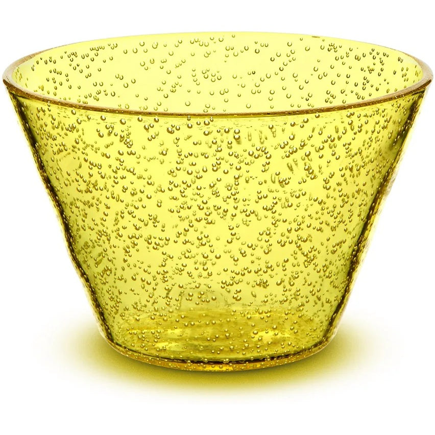 Zani Serafino Small Bowl Memento Synth in Metacrilato D 11,50 Cm Colore Giallo