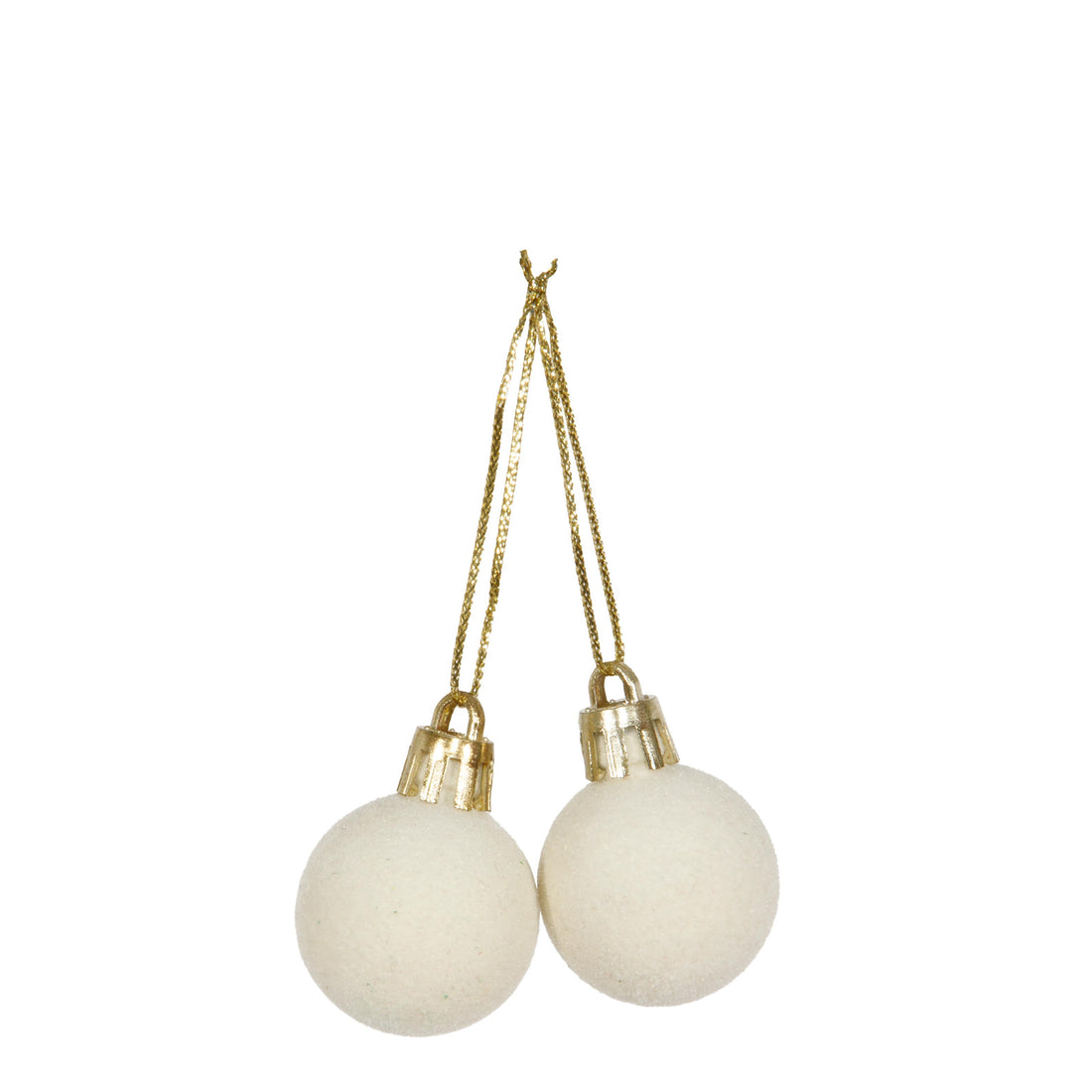 Piovaccari 8er-Set weiße Weihnachtsglöckchen Ø3 cm – Dekorative Glöckchen für Weihnachtsbaum, Girlanden, Dekorationen und Basteln