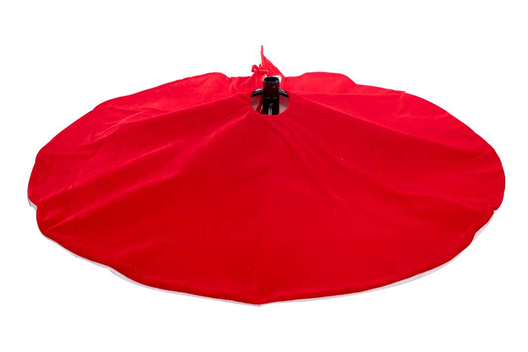 ARPIMEX Christbaumständer Samt D 120 cm Rot