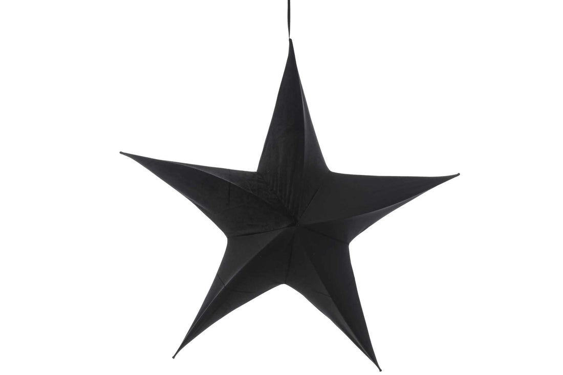 ARPIMEX Weihnachtsstern Samt 135 cm Schwarz