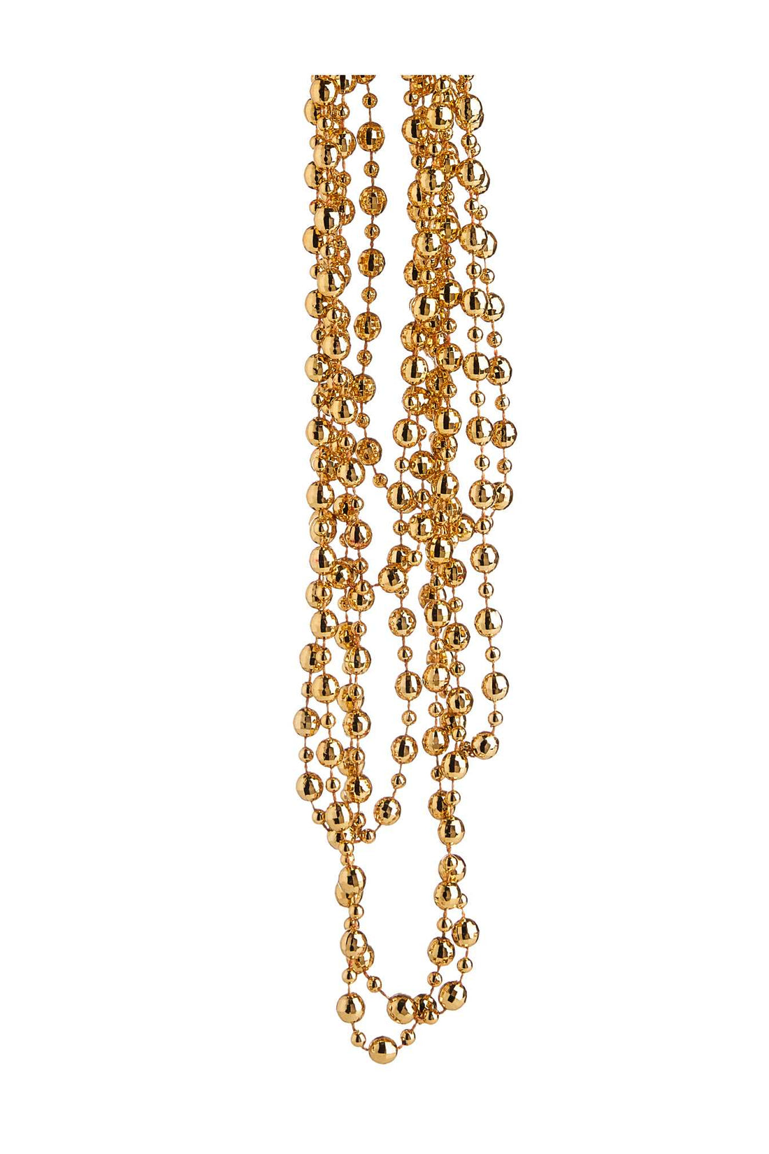 ARPIMEX Weihnachtskette Kunststoffperlen D 8 Mm 2,7 Mt Gold