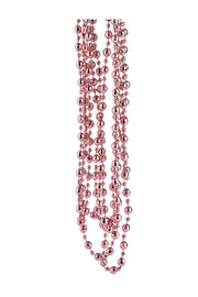 ARPIMEX Weihnachtskette Kunststoffperlen D 8 mm 2,7 m Rosa