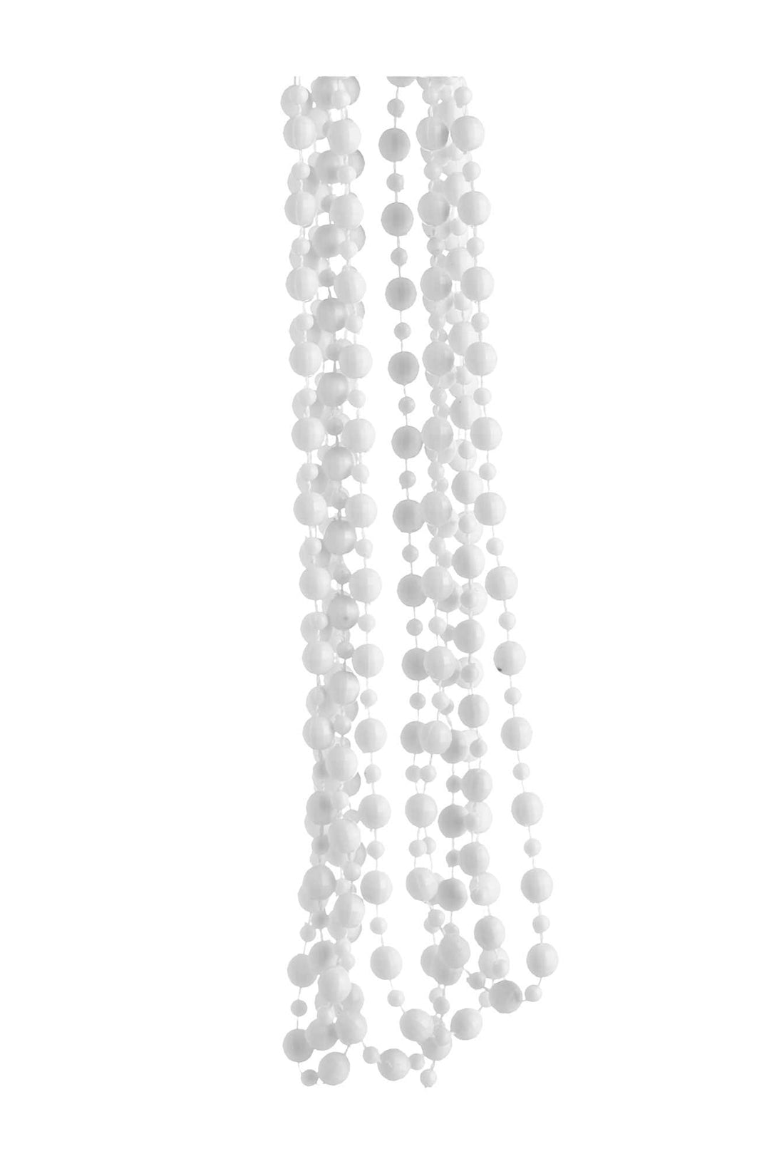 ARPIMEX Weihnachtskette Kunststoffperlen D 8 Mm 2,7 m Weiß