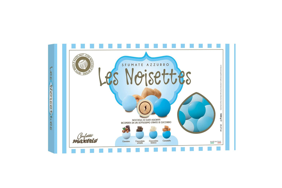 Maxtris Confetti Haselnuss Schattiert Blau 1 Kg