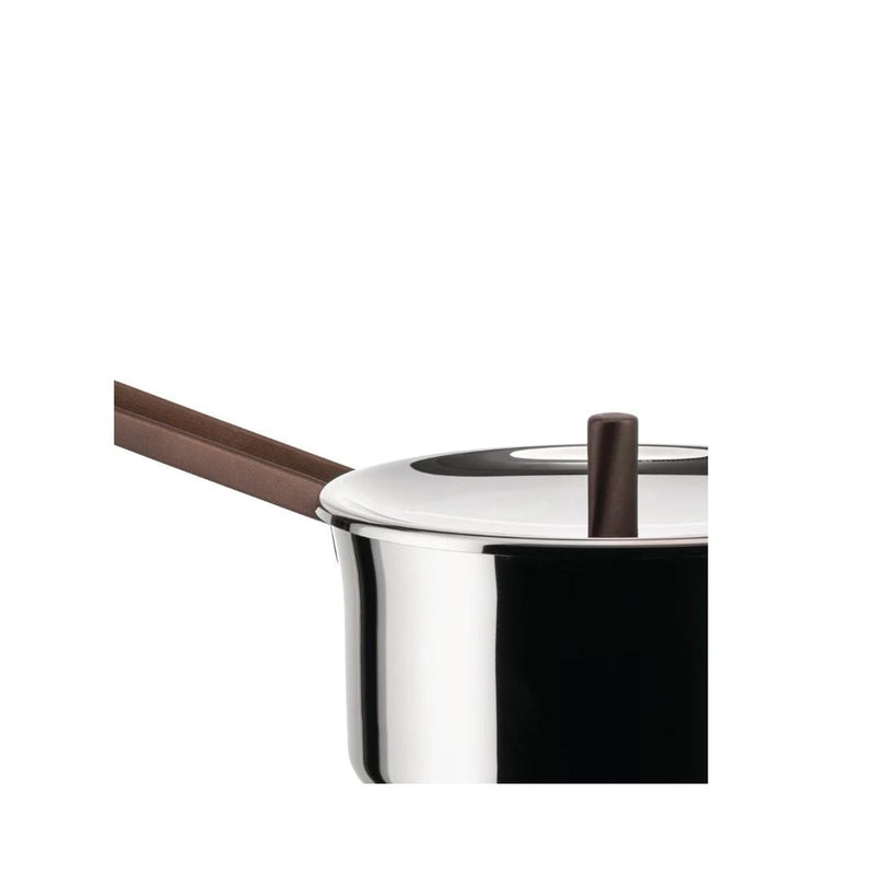 Alessi Edo Kasserolle mit langem Griff Durchmesser 16 cm