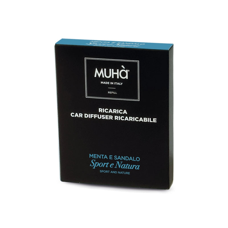 Muhà Refill Auto Menta e Sandalo - Ricarica Profumatore