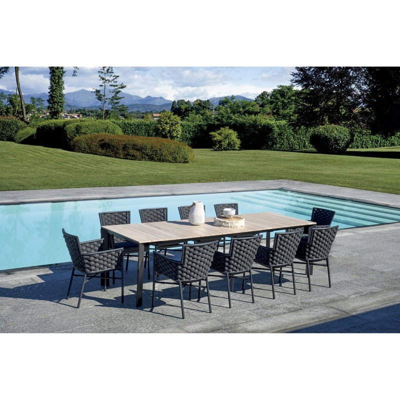 Moia Greenwood Arenzano Ausziehbar Anthrazit Holzoptik 211/276 cm