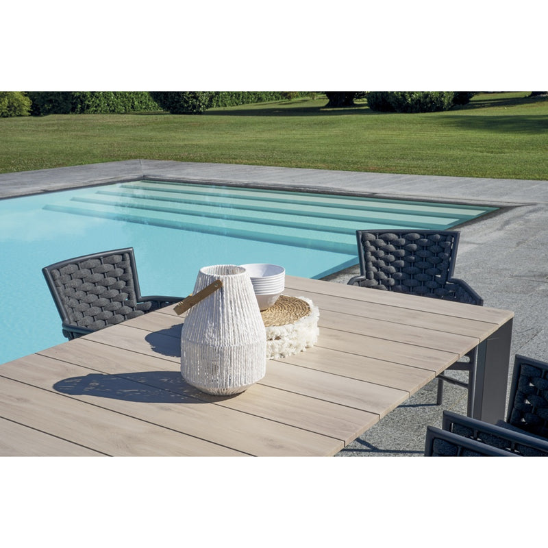 Moia Greenwood Arenzano Ausziehbar Anthrazit Holzoptik 211/276 cm