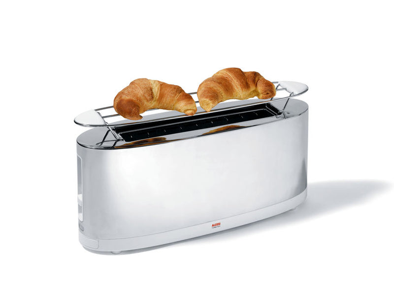 Alessi Toaster mit Brötchengrill Weiß