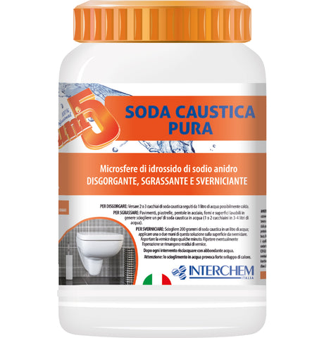 interchem italia interchem italia uni5 soda caustica pura in microsfere 1 kg ean 8007134600016