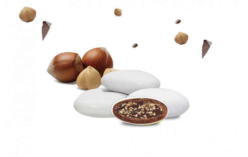 Maxtris Dragees Two Milk Crunch Haselnuss Granulat 1 Kg