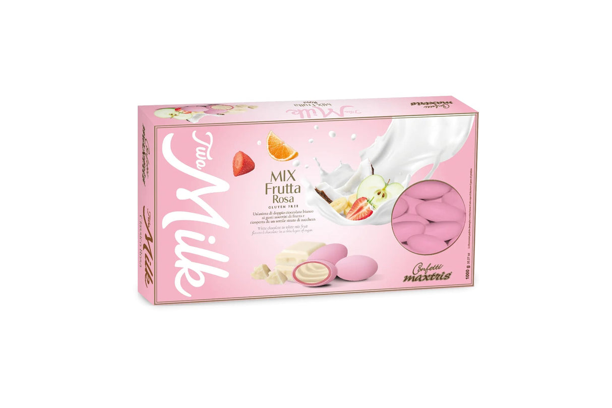 Maxtris Confetti Two Milk Mix Frucht Rosa 1 Kg