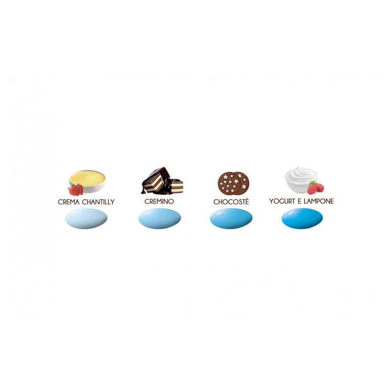 Maxtris Dragees Two Milk Sfumato Blau 1 Kg